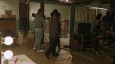 Съемка сцены в тюремной камере