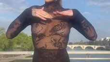 Рита Ора в прозрачном платье засветила соски